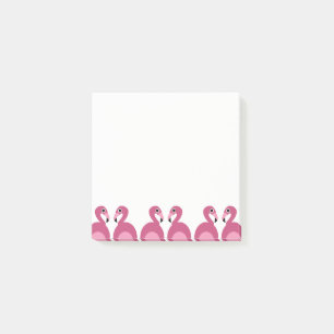 Rosa Flamingo-Grenze - Posten-it® Anmerkungen Post-it Klebezettel