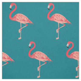 Rosa Flamingo Kunstwerk Stoff
