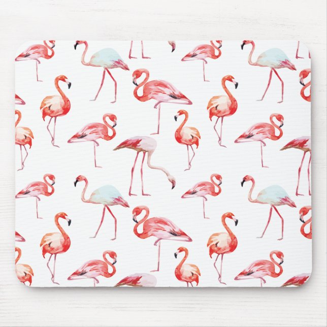 Rosa Flamingo Mousepad (Vorne)