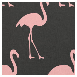 rosa Flamingo-Muster aus Spinnstoff Stoff
