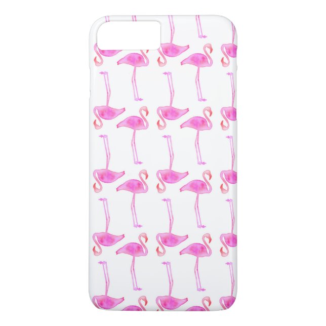 Rosa Flamingo-Muster Case-Mate iPhone Hülle (Rückseite)