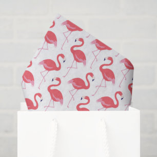 rosa Flamingo-Muster-Seidenpapier Seidenpapier
