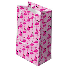 Rosa Flamingo, Muster wiederholen rosa Geschenktüt Kleine Geschenktüte
