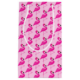 Rosa Flamingo, Muster wiederholen rosa Geschenktüt Kleine Geschenktüte