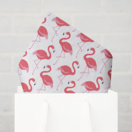 Rosa Flamingo-Musterpapier Seidenpapier