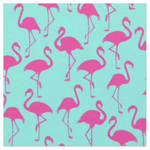 Rosa Flamingo Niedlich tropisches Druckwerk Stoff