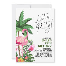 Rosa Flamingo-Party