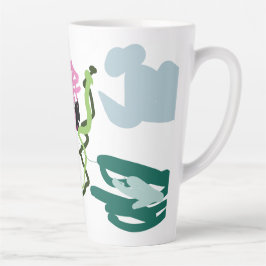 Rosa Flamingo-Set Milchtasse