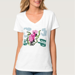 Rosa Flamingo-Set T-Shirt