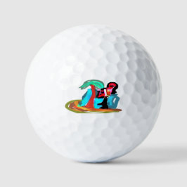 Rosa Flamingo Sommer Golfball