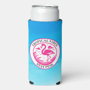 Rosa Flamingo Sommer Kreis Design-68730 Selters Dosenkühler