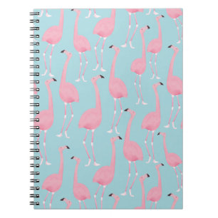 rosa Flamingo-SpiralNotebook Notizblock
