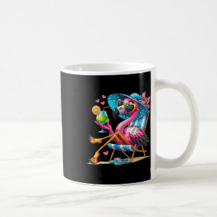 Rosa Flamingo Strand Sommer Stimmung Palme Tropica Kaffeetasse