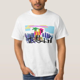 Rosa Flamingo Strand T-Shirt