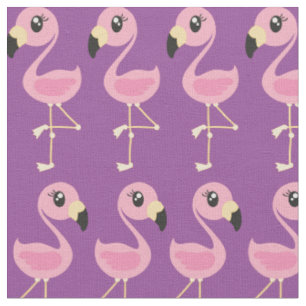 Rosa Flamingo Süße Tropische Druck Stoff Kinder