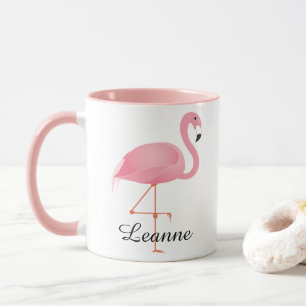 Rosa Flamingo Tasse