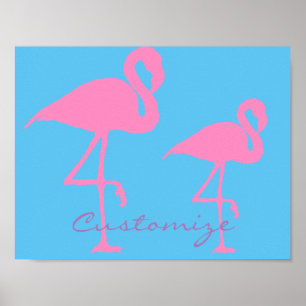 Rosa Flamingo Thunder_Cove Poster