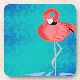 Rosa Flamingo Untersetzer