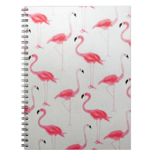 Rosa Flamingo Zeichne Flamingo-Künstler Notizblock