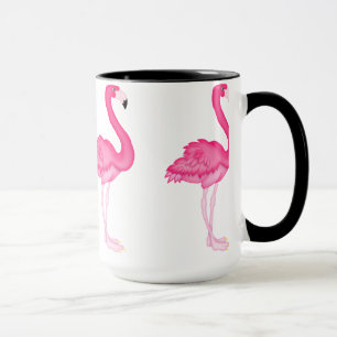 Rosa Flamingokaffee-Tasse Tasse