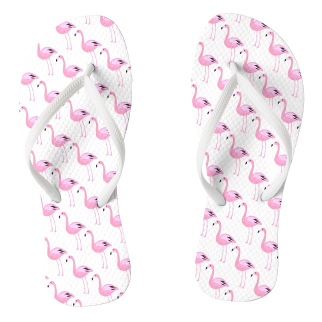 Rosa Flamingos 2 Flip Flops (Fußbett)