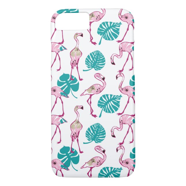 Rosa Flamingos Case-Mate iPhone Hülle (Rückseite)