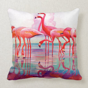 Rosa Flamingos durch Francis-Lee Jacques Kissen