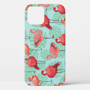 Rosa Flamingos: Exotisches Nahtloses Muster. Case-Mate iPhone Hülle
