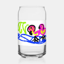 Rosa Flamingos Hochzeit Sommerspass Kaffee