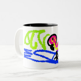 Rosa Flamingos Hochzeit Sommerspass Zweifarbige Tasse