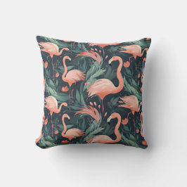 Rosa Flamingos in Fernen Kissen
