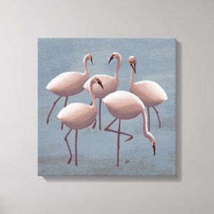 Rosa Flamingos Leinwand Serengeti Wildlife Safar