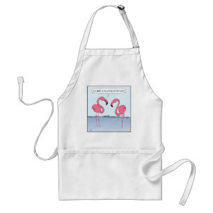 Rosa Flamingos Schürze
