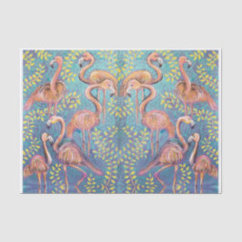 Rosa Flamingos Seidenpapier