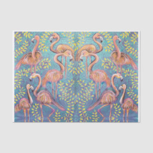 Rosa Flamingos Seidenpapier