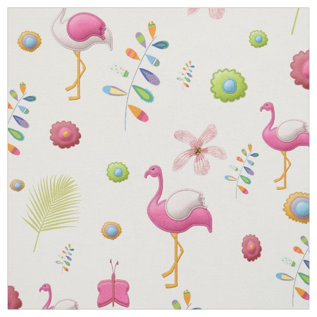 Rosa Flamingos Stoff (Muster)