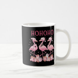Rosa Flamingos Weihnachten Ho Ho Ho Santa Hut Schn Kaffeetasse