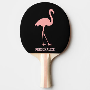 Rosa FlamingoTischtennis-Klingeln pong Paddel Tischtennis Schläger