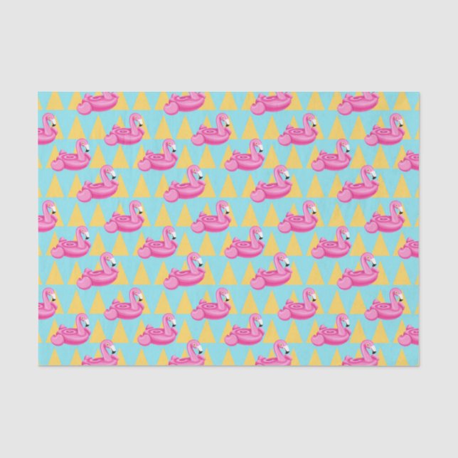 Rosa Flammenflamme (Design 69 Pink Serie) Seidenpapier (Vorderseite)