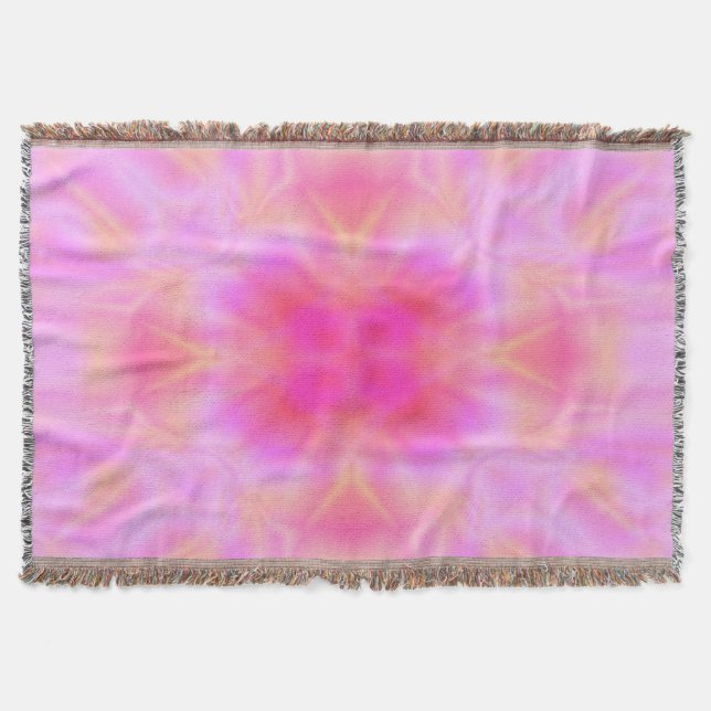 Rosa Flare Decke (Vorderseite)