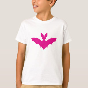 Rosa Fledermaus T-Shirt