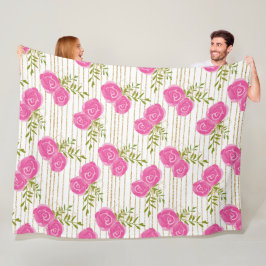 Rosa Fleece Blankon
