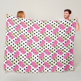 Rosa Fleece Blankon