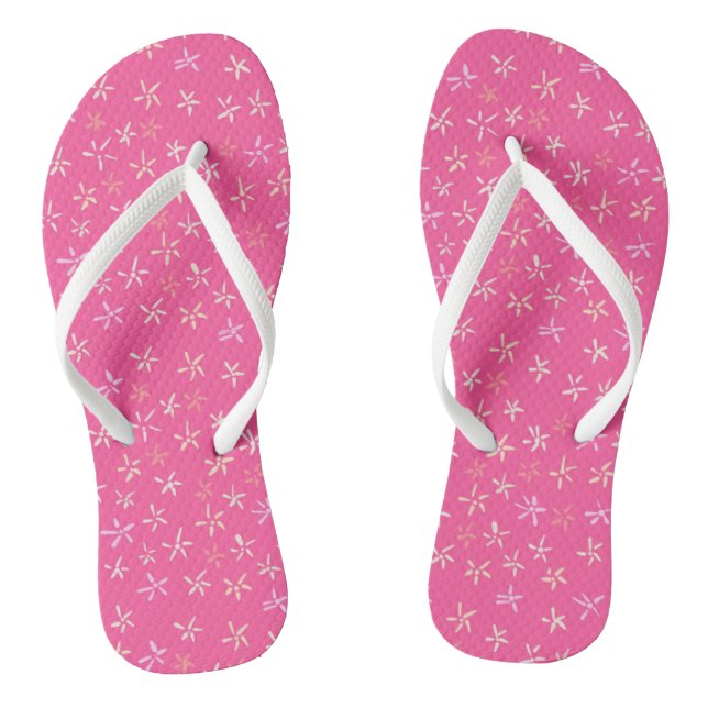 rosa flip flops (Fußbett)