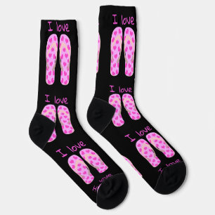 Rosa Flip-Flops Thunder_Cove Socken