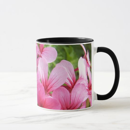 Rosa Flora Tasse