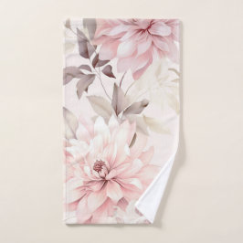 Rosa Floral Handtuch