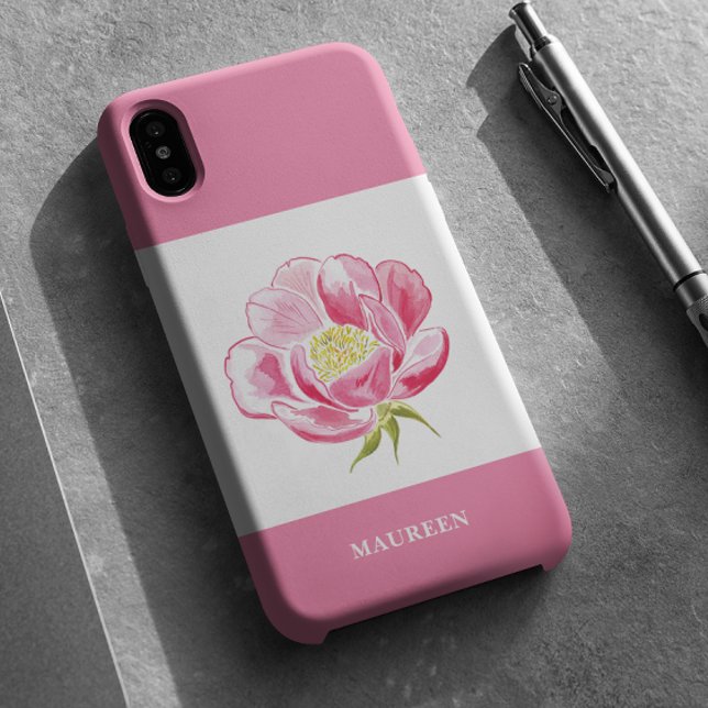 Rosa Floral iPhone 16 Hülle (Von Creator hochgeladen)