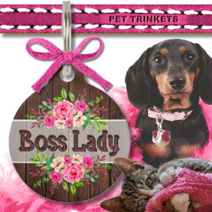 Rosa florale Boss Lady Haustiermarke