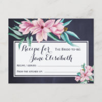 Rosa florale elegante Marine Braut zu Rezept